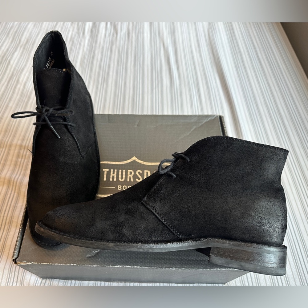 Thursday Boot co. Black Suede Scout Boot size 9